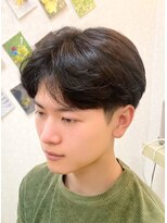 黄ぐまくん美容室&nbsp;ショート　レイヤー