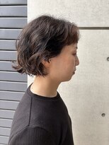 バディヘア ルーツ(BUDDY HAIR ROOTS)&nbsp;くせ毛を活かしたボブスタイル×グラデーションカラー