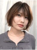 外はねボブくびれボブ巻き髪スタイリング簡単大人ボブ