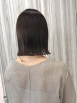 ノーム バイ アウラ(norm. by aura)&nbsp;こっくりチョコブラウン切りっぱなしボブ