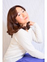 フッカヘアー(fukka hair)&nbsp;明るめのグレイカラーとワンカールスタイルでイメチェンヘアー☆