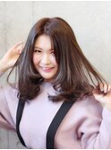 『オトナ女子のワンカールミディ』x『プラチナカーキアッシュ』