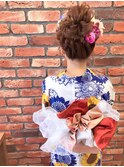 浴衣　成人式　卒業式　振袖　袴　ヘアアレンジ
