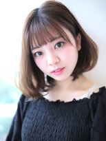 アグ ヘアー カノン 塚本店(Agu hair kanon) 大きめワンカールで品のあるボブディ