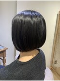 黒髪艶ボブ