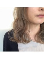 アクト 原宿(ACT)&nbsp;ベージュ　ハイトーン　Wカラー