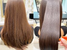 【髪質改善ミネコラstep７/仕上がり】回数を重ねれば重ねる程しなやかで潤いのある艶髪に《茶屋町&中津》