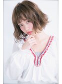 【Euphoria】小顔になれるほつれウェーブボブ