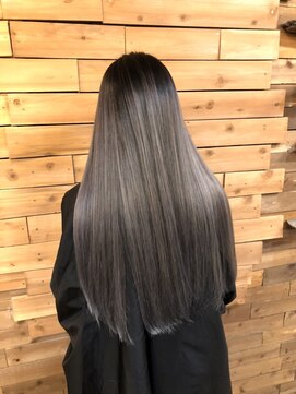 ヘアーサロン ミル(hair salon MiL) 【MiL】ホワイトグレージュ/バレイヤージュ