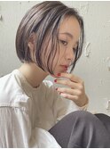 [新宿 studio noll.] ミニボブ×ラベンダーグレージュ