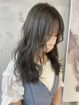 バロンフェム(baLon.fem) 【stylist 大田】大人かわいい透け感ダークグレージュ◎◎