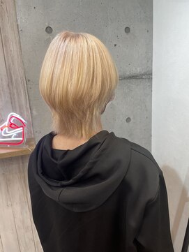 デスト 大宮(DEST) 抜きっぱなし/ブロンドホワイト/ツーブロックマッシュ[大宮]