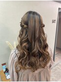 【ハーフツイン】自由が丘/自由が丘駅/ヘアセット/早朝