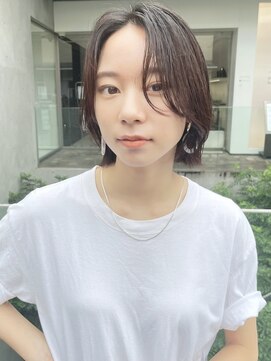 コクーン 銀座(Cocoon) コリアンボブ#黒髪#ボブルフ#小顔#ネビージュ#ワンレン