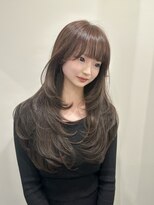 ユニコ(unico)&nbsp;韓国風/小顔/レイヤー/透明感カラー