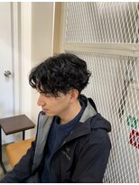 センターパートスパイラル