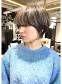 【似合わせイメチェンカット】ショートヘア×デザインカラー
