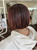 【石橋/ショート】髪質改善　白髪ぼかしハイライト、ヘアカラー