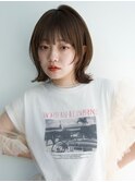 レイヤーで叶うひし形ボブ*レイヤーボブ*前髪ありボブ*丸顔