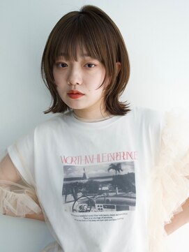 ケーツー エソラ池袋店(K-two) レイヤーで叶うひし形ボブ*レイヤーボブ*前髪ありボブ*丸顔