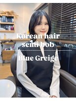 ソウバイジョージ(Sow by George)&nbsp;Takumi 韓国ヘア　5トーンブルーグレージュ　福岡博多天神