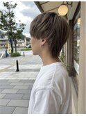 ウルフカット/ミルクティーベージュ/ハイトーン