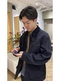 ベリーショート/ダークアッシュ/ニュアンスパーマ/韓国マッシュ