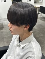 ヒュイル バイ ニアウ(Hwyl by Niau)&nbsp;メンズシースルーマッシュパーマニュアンスパーマスツーブロック