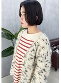 内巻きボブ