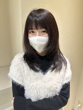 ロンドルピナス 小倉(Lond Lupinus) ブルーブラック/ワイドバング/美髪のススメ/外ハネボブ/北九州