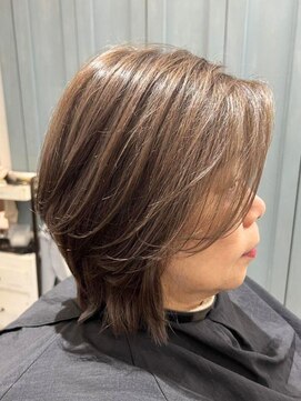 ヘア ジュレ ドゥ(hair jurer deux) 【ヘアジュレドゥ 松田】白髪ぼかしハイライト
