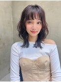 Aimee 町田 ココアブラウン×外ハネミディアム