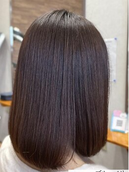 ルスリー 名古屋店(Lsurii)の写真/髪のクセやうねりにお悩みの方に◎髪質やダメージに合わせた施術で、美しいストレートヘアに導きます♪