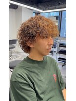 ステラ(STELLA)&nbsp;波巻きスパイラル/メンズカット/メンズ/メンズサロン/波巻き