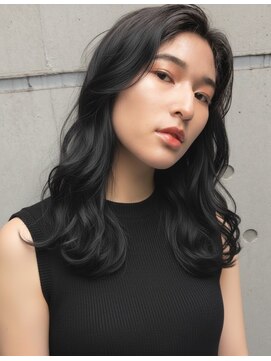 ヘアサロンエム 渋谷店(HAIR SALON M) 黒髪ロングレイヤー20代30代ベージュオリーブベージュブリーチ