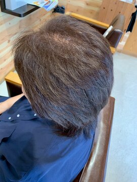 カラールーム 可部店(COLOR ROOM) 【メンテカット×リタッチ】スッキリと、印象UPな上品カラー