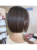 ぱつっとボブ