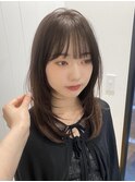くびれヘア縮毛矯正アプリコットオレンジ夏ハイライト《用賀》