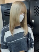 イエナ 渋谷(IENA)&nbsp;ヒナルーツカラーエンドカラー金髪ケアブリーチ