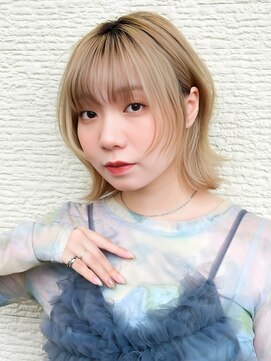 レイヤーショート/ハイレイヤーウルフ/全頭ブリーチ