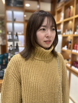 ピークアブー アヴェダ アトレ恵比寿(PEEK-A-BOO AVEDA) 大人レイヤーボブ/20代30代40代50代/岡野亘希