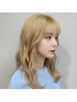 アームスヘアー 狭山ヶ丘店(arm's hair)&nbsp;【所沢】ケアブリーチで作る＊極上の透明感ミルクティーブロンド