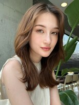アビー(ABBEY)&nbsp;ミディアムレイヤー大人ボブ切りっぱなしボブレイヤーボブ