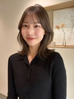 ハイマー(HEIMER)&nbsp;【神宮前】ブリーチなし×透明感カラーで叶う肌映えミディアム