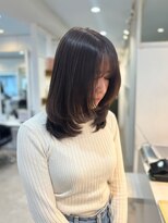 リブレ(LIBRE) 【LIBRE高津】ミディアムレイヤー 顔まわりレイヤー