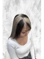 円(en)&nbsp;ホワイトベージュ×ブラックコントラストカラー／八幡／本八幡