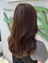 ヘアーリゾート ビッグアップ(hair resort Big up)&nbsp;透け感たっぷりのオリーブベージュ