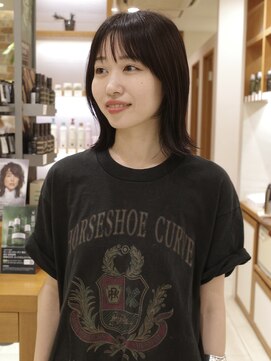 ピークアブー アヴェダ アトレ恵比寿(PEEK-A-BOO AVEDA) □切りっぱなしボブ／顔まわりカット／20代30代40代50代髪型