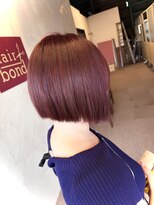 ヘアーボンド(hair bond) 前下がりボブ