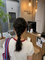 ヘアースパ ノッシュ 博多千代店(Hair Spa Nosh)&nbsp;Hair Spa Nosh 博多千代店/ヘアセット/編みおろし